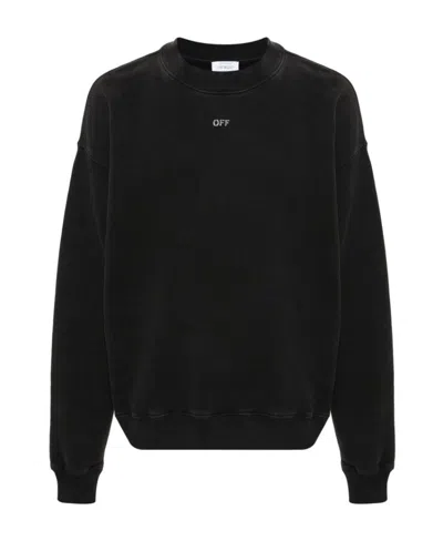 Off-white Dotted Arrow Diagonal Skate Sweatshirt In Multi