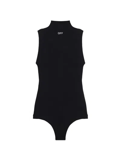 OFF-WHITE STAMP RIB BODYSUIT