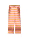 Off-white Stamp Ribbed Knit Pants In Multi
