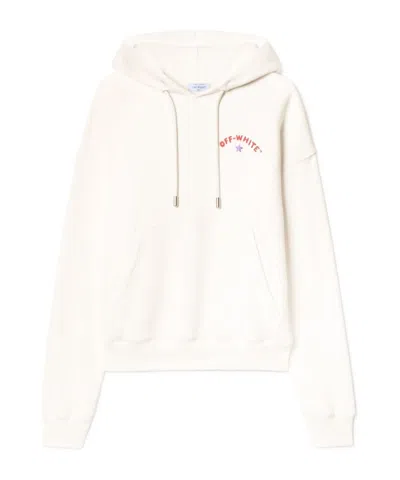 Off-white Star Arrow Hoodie In White
