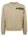 Off-white Star Arrow Skate Sweatshirt In Cream Brulee