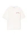 Off-white 'star Arrow' White T-shirt With Maxi Logo Printed On The Back In White/black