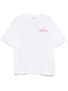 Off-white 'star Arrow' White T-shirt With Maxi Logo Printed On The Back In White