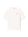 Off-white 'star Arrow' White T-shirt With Maxi Logo Printed On The Back In White