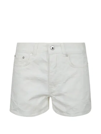 Off-white Star Jacq Doll Denim Shorts In Gray