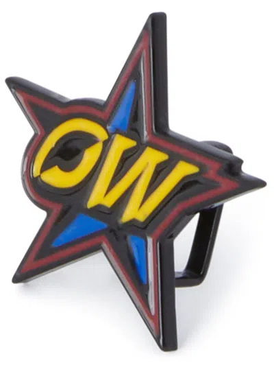 Off-white Star Shoe Charm In Blue