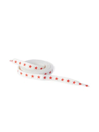 Off-white Star Shoe Laces In White