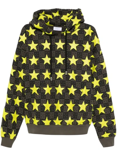 Off-white Stars Ao Skate Hoodie In Multi