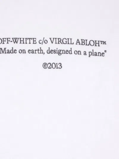 Off-white Statement Skate Hoodie White - Black