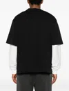 Off-white Statement Skate S/s Tee Black - White In Black