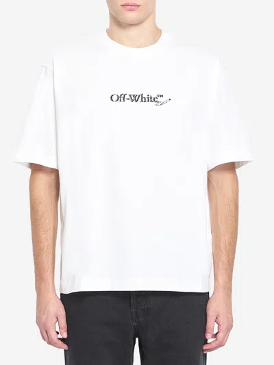 Off-white Statement Skate Tshirt In White