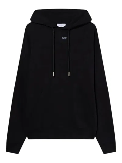 Off-white Off White Stencil Arrow Skate Sweatshirt In Black