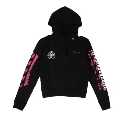 Pre-owned Off-white Stencil Arrow Hooded Sweatshirt 'black'