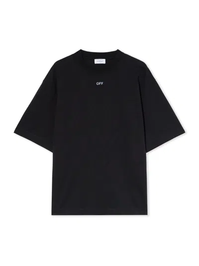 Off-white Arrow Motif T-shirt In Black