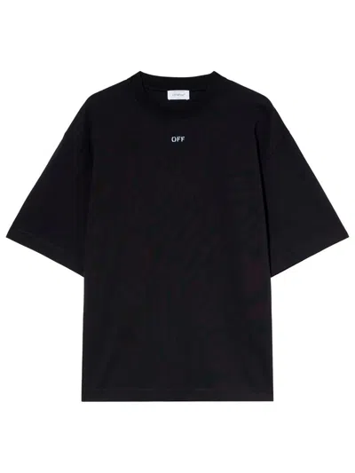 Off-white Stencil Arrow Skate Logo T-shirt Clothing In Black