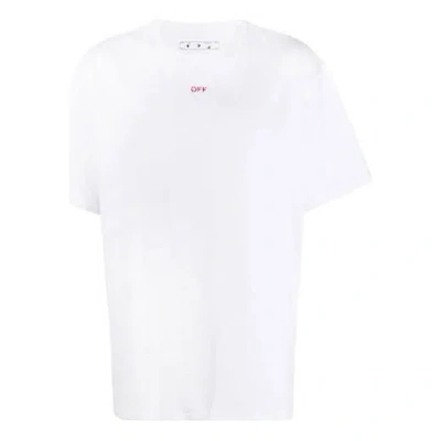 Off-white Stencil Arrows Printing Short Sleeve White