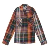Off-white Stencil Flannel Check Shirt In Multi
