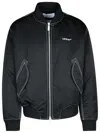 Off-white Embroidered-logo Bomber Jacket