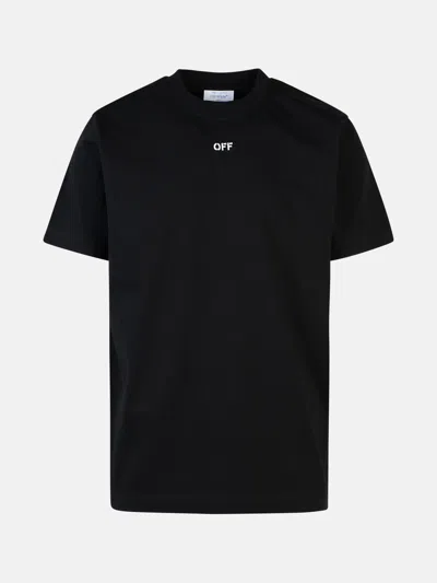 Off-white 'stitch Arrow' Black Cotton T-shirt