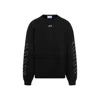 Off-white Regular Fit Jersey With Distinctive Logo And Textured Detailing