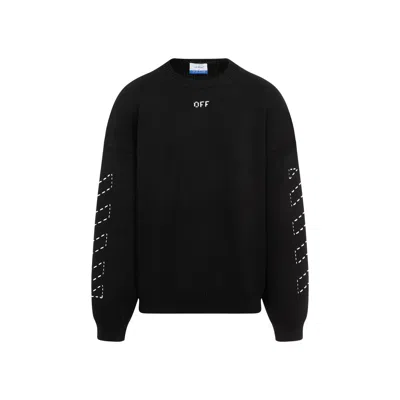 OFF-WHITE OFF-WHITE STITCH ARROW DIAGS PULLOVER