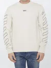 OFF-WHITE STITCH ARROW DIAGS SWEATER