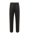 Off-white Stitch Tailored Trousers In Black