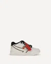 Off-white Stitched Arrow Sneakers In White