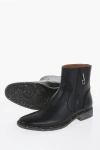 Off-white Man Ankle Boots Black Size 11 Soft Leather