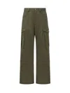 Off-white Off White Men Cargo Pants In Cotton In Green