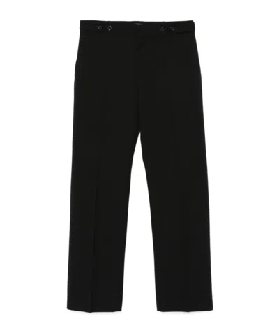 Off-white Straight Casual Pants In Black