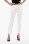 Off-white Straight Fit Twisted Jeans 18 Cm In White