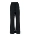Off-white Off White Jacquard Pijama Pants In Black