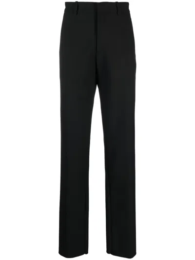 Off-white Straight-leg Tailored Trousers In Black