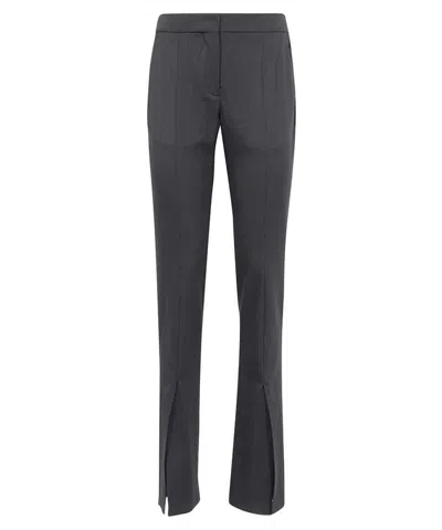Off-white Straight-leg Trousers In Blue