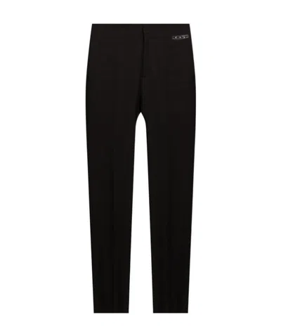 Off-white Straight-leg Trousers In Black