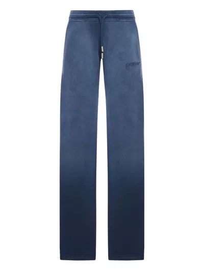OFF-WHITE STRAIGHT-LEG TROUSERS