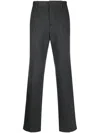 Off-white Straight-leg Trousers In Grey