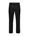 Off-white Diag Stripe Straight-leg Trousers In Black