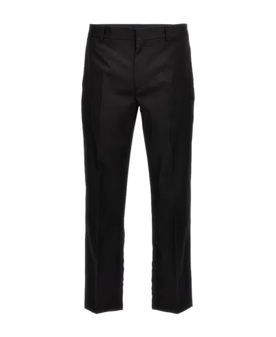 OFF-WHITE OFF-WHITE HIGH WAIST STRAIGHT LEG PANTS