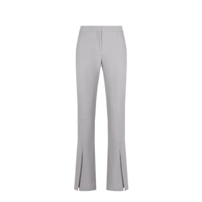 Off-white Straight Trousers In Blue