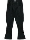 Off-white Strap-detail Cargo Trousers In Black