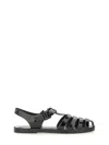 Off-white Strappy Sandals With Signature Logo