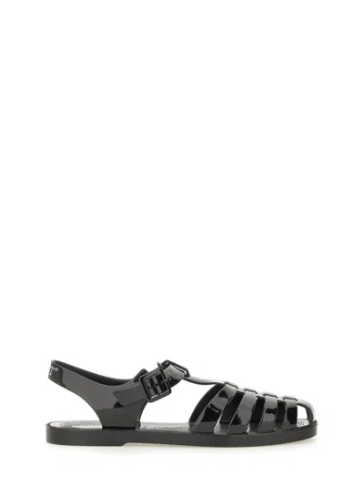 Off-white Strappy Sandals With Signature Logo In Black
