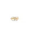 Off-white Strass Ow Ring In Gold
