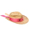 Off-white Straw Hat In Brown