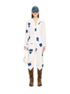Off-white Stripe Flwr Pajama Ls Shir In White