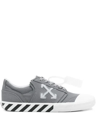 Off-white Vulcanizedanized Undercut Sneakers In Gray