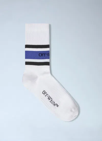 Off-white Striped Bookish Socks
