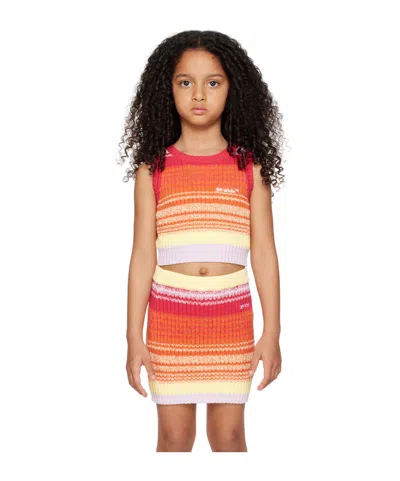 Off-white Pullunder Aus Baumwolle In Vest Multicolor Whit